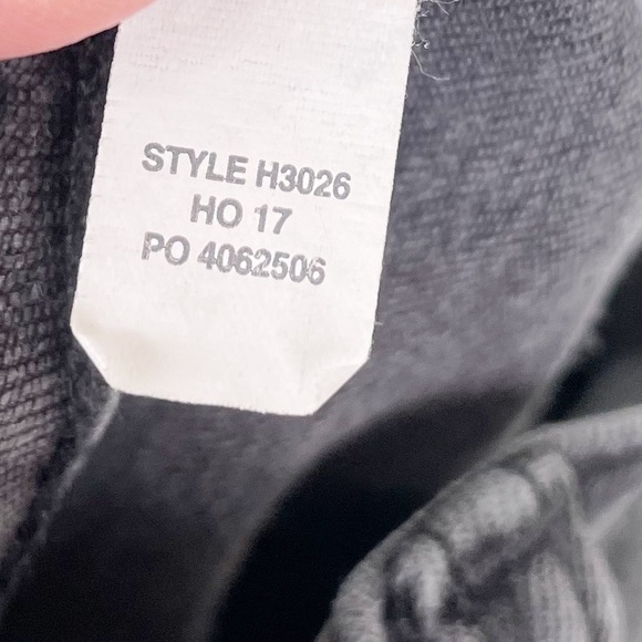 Madewell 9" High-Rise Skinny Jeans in Berkeley Black Button Fly H3026 Size 25 - Picture 9 of 12